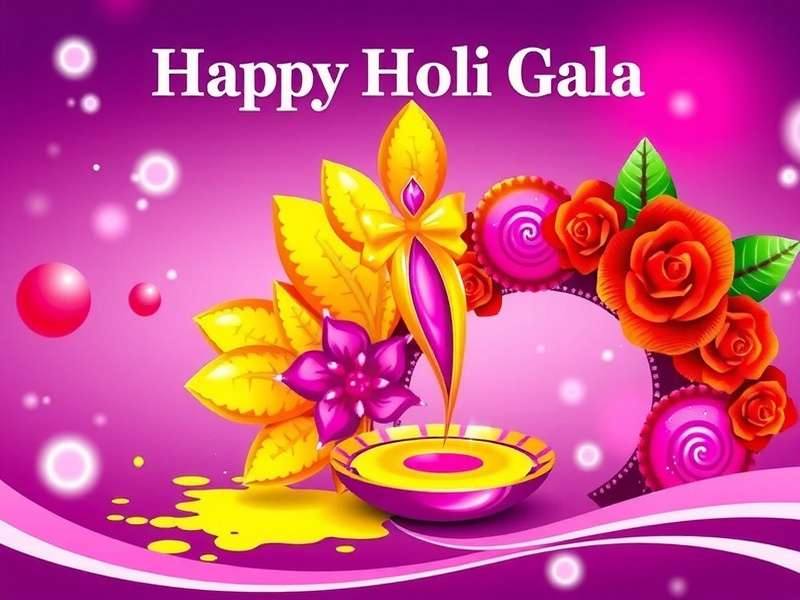 Joyful Holi Gala community event screenshot